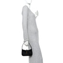 Satin Le 5 A 7 Mini Hobo Black