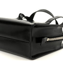 Spazzolato Mini Re-Edition 1995 Double Handle Handbag Black