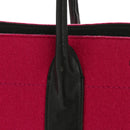 Wool Rive Gauche Tote Fuchsia