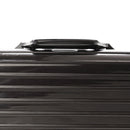 Gloss Polycarbonate Suitcase Compact Brown