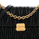 Nappa Matelasse Shoulder Bag Black