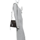 Soft Lux Calfskin Mini Bonnie Dark Brown