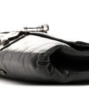 Vitello Shine Crystal Shoulder Bag Black