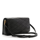 Lambskin Quilted Monogram Kate 99 Black