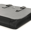 Saffiano Medusa Top Handle Briefcase Black