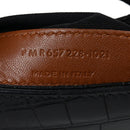 Calfskin Crocodile Embossed Le 5 A 7 Hobo Black