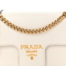 Saffiano Flap Shoulder Bag Talco