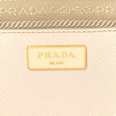 Saffiano Lux Medium Galleria Double Zip Tote Talco
