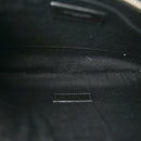 Linen Canvas Rive Gauche Zipped Pouch Black