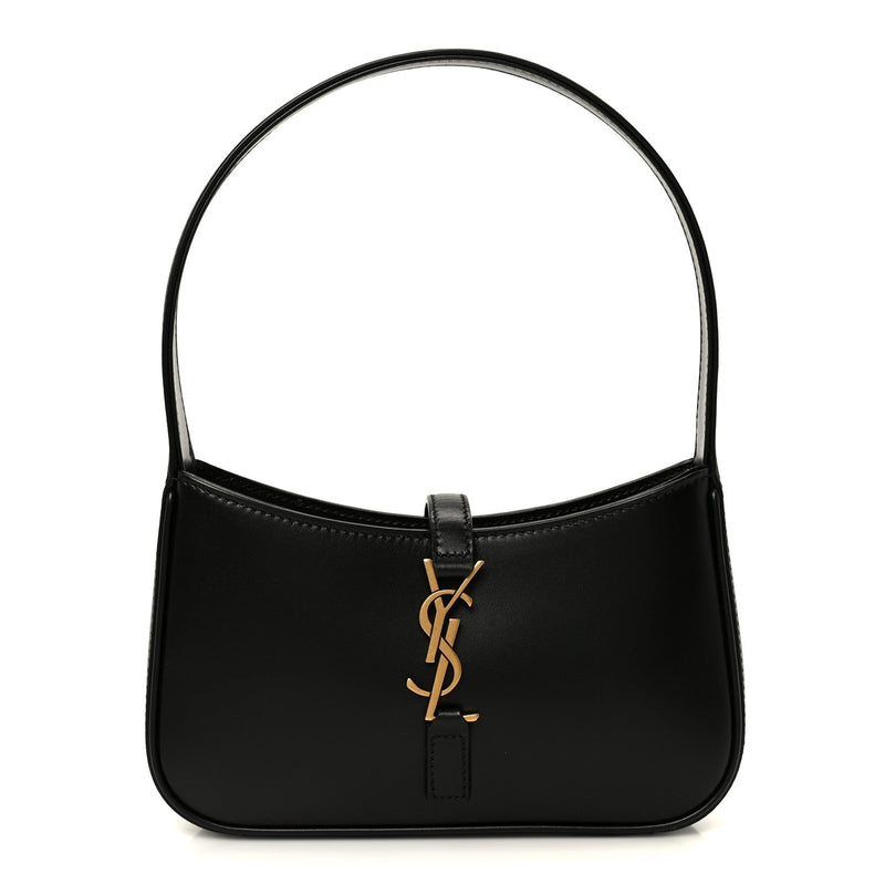 Smooth Calfskin Le 5 A 7 Mini Hobo Black
