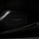 Sheepskin Matelasse Chevron Monogram Medium College Bag Asphalt