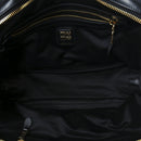 Soft Calf Softy Large Beau Top Handle Bag Black