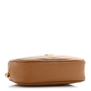 Grain De Poudre Matelasse Monogram Mini Lou Camera Bag Dark Natural