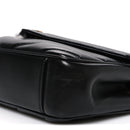 Lambskin Chevron Quilted Small Loulou Black