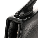 Vitello Shine Crystal Shoulder Bag Black