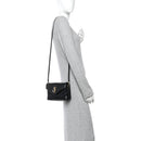 Calfskin Y Quilted Monogram Toy Loulou Crossbody Bag Black