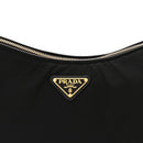 Re-Nylon Vitello Large Aimee Shoulder Bag Black