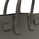 Grained Calfskin Baby Sac De Jour Fog