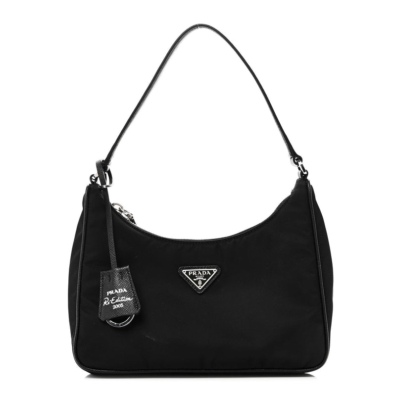 Tessuto Nylon Saffiano Re-Edition 2005 Bag Black