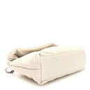 Lambskin Quilted Toy Loulou Puffer Monogram Chain Satchel Crema Soft