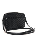 Calfskin Matelasse Monogram Monochrome Lou Camera Bag Black