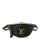 Calfskin Quilted New Wave Bumbag Black