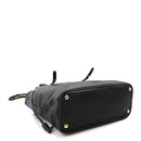 Tessuto Nylon Saffiano Tote Black