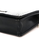Nappa Crystal Starlight Mini Clutch Bag Black