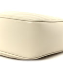 Calfskin Matelasse Monogram Lou Camera Bag Crema Soft