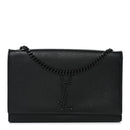 Grain De Poudre Medium Classic Monogram Monochrome Kate Satchel Black