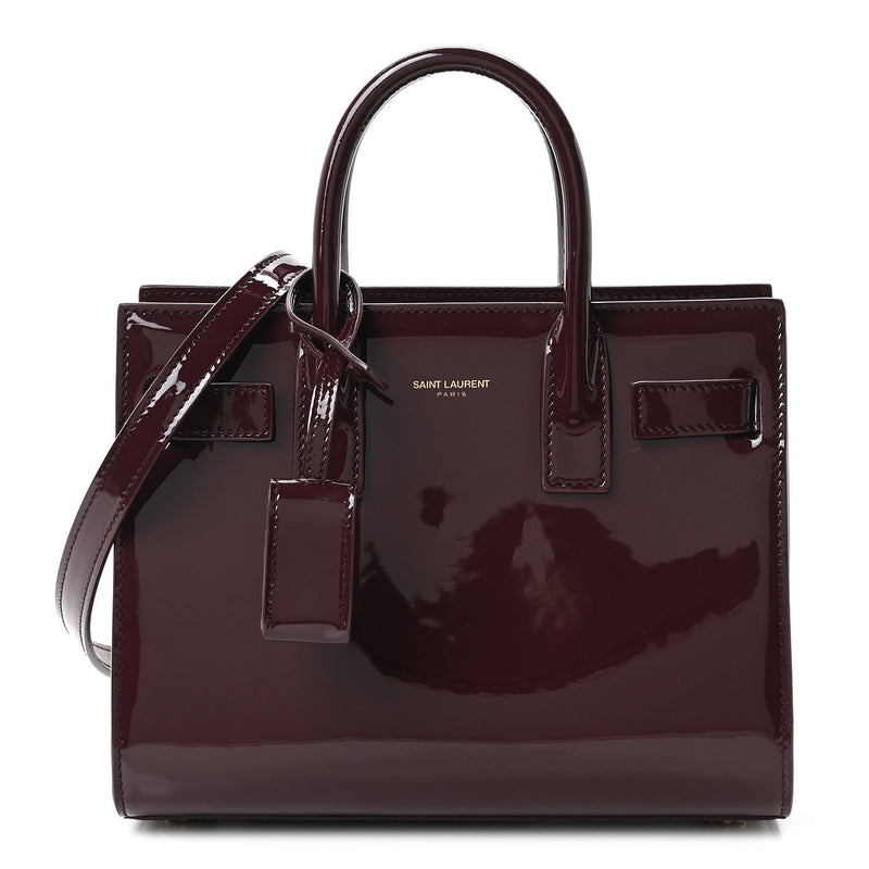 Patent Nano Sac de Jour Dark Red Wine