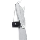 Calfskin Medium Monogram Sunset Black
