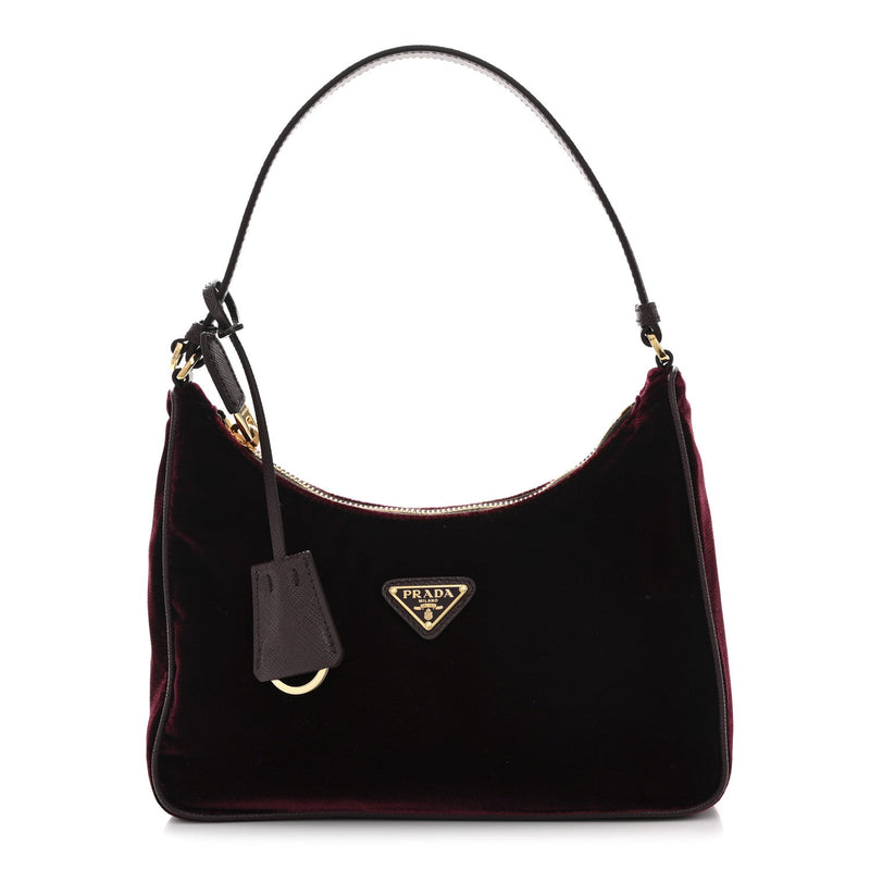 Velvet Mini Re-Edition 2005 Shoulder Bag Red
