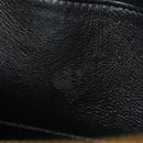 Lambskin Matelasse Chevron Monogram Envelope Chain Wallet Black