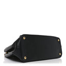 Saffiano Medium Galleria Double Zip Tote Black