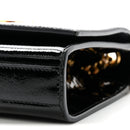 Patent Small Monogram Kate Satchel Black