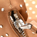 Tessuto Nylon Studded Mini Re-Edition Bag Brandy