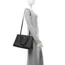 Saffiano Soft Calfskin Tote Black