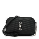 Grain De Poudre Matelasse Monogram Mini Lou Camera Bag Black