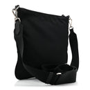Tessuto Nylon Saffiano Flat Messenger Bag Black