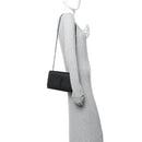 Grain De Poudre Medium Classic Monogram Monochrome Kate Satchel Black