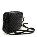 Calfskin Matelasse Monogram Monochrome Lou Camera Bag Black