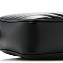 Calfskin Matelasse Monogram Lou Camera Bag Black