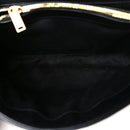 Calfskin Y Quilted Monogram Medium Loulou Chain Satchel Black