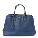 Saffiano Lux Medium Promenade Tote Bluette