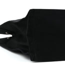 Linen Calfskin Rive Gauche Tote Black