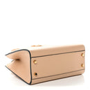 Grainy Calfskin Virtus Top Handle Tote Beige