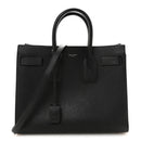 Grained Calfskin Small Sac De Jour Black