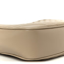 Calfskin Matelasse Monogram Lou Camera Bag Dark Beige