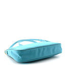 Tessuto Nylon Saffiano Crossbody Bag Turchese